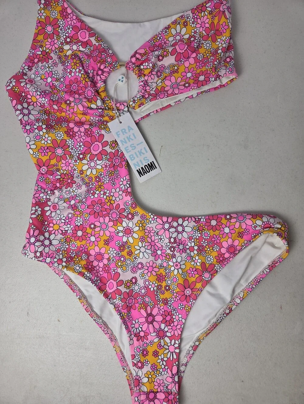 NWT Frankies Bikinis x Naomi Osaka Seraphina One Piece Swimsuit Sweet Pea Small